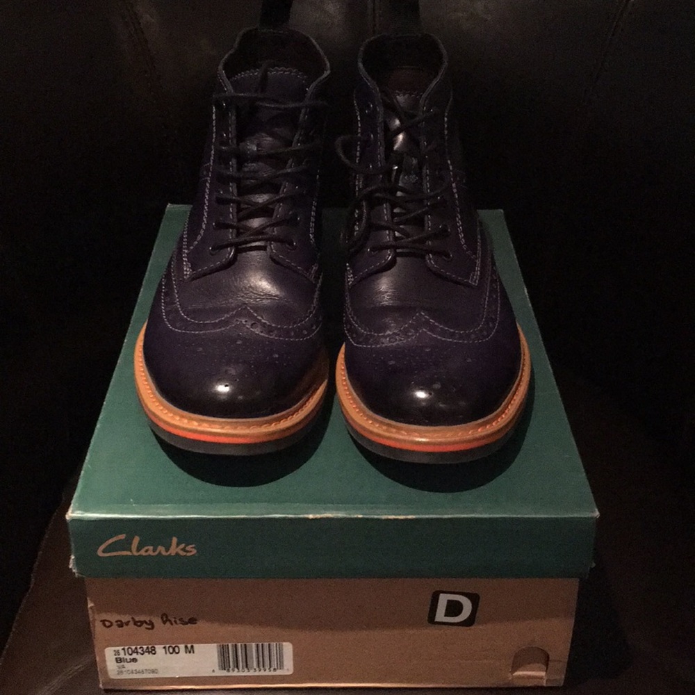 Clark’s leather boots
